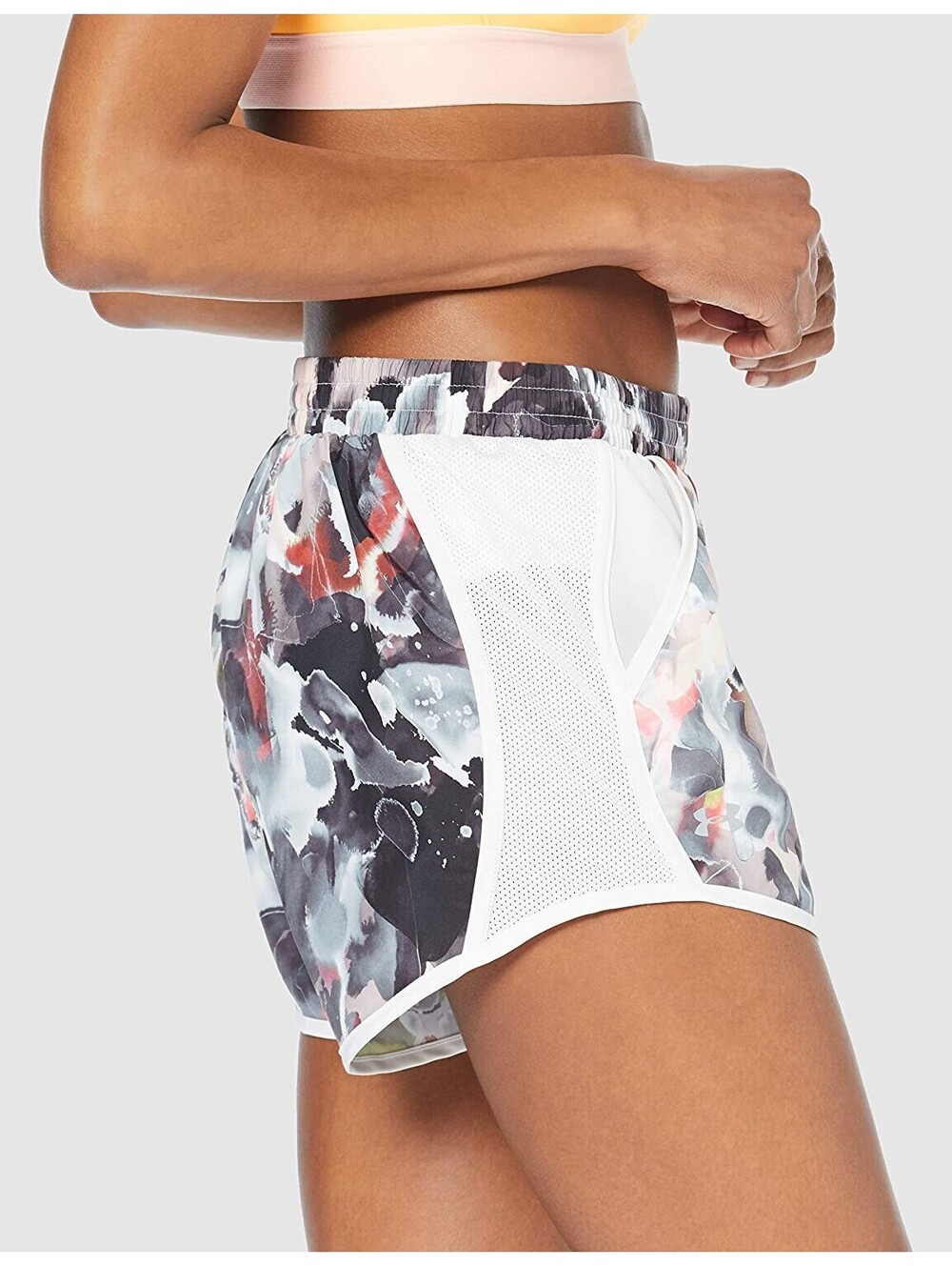 Under Armour Womens Fly-By Printed Running Shorts Size XS - Picture 3 of 4